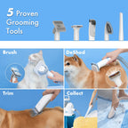 Neakasa P2 Pro — Kit de Grooming con Aspiradora para Perros y Gatos, 5 Herramientas Incluidas y Depósito de 2L