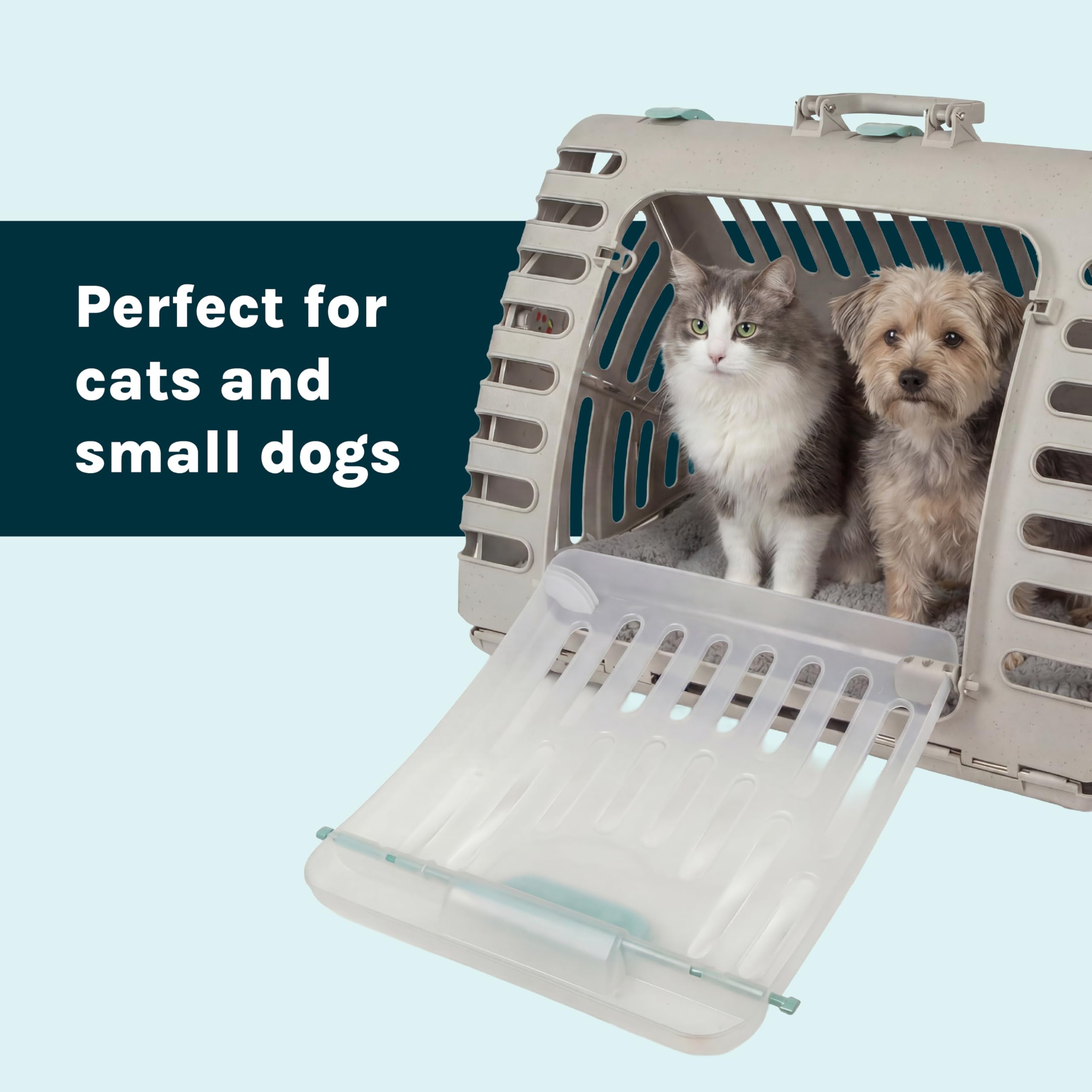 SportPet Designs — Transportadora Plegable para Gato con Puerta Lateral Abatible