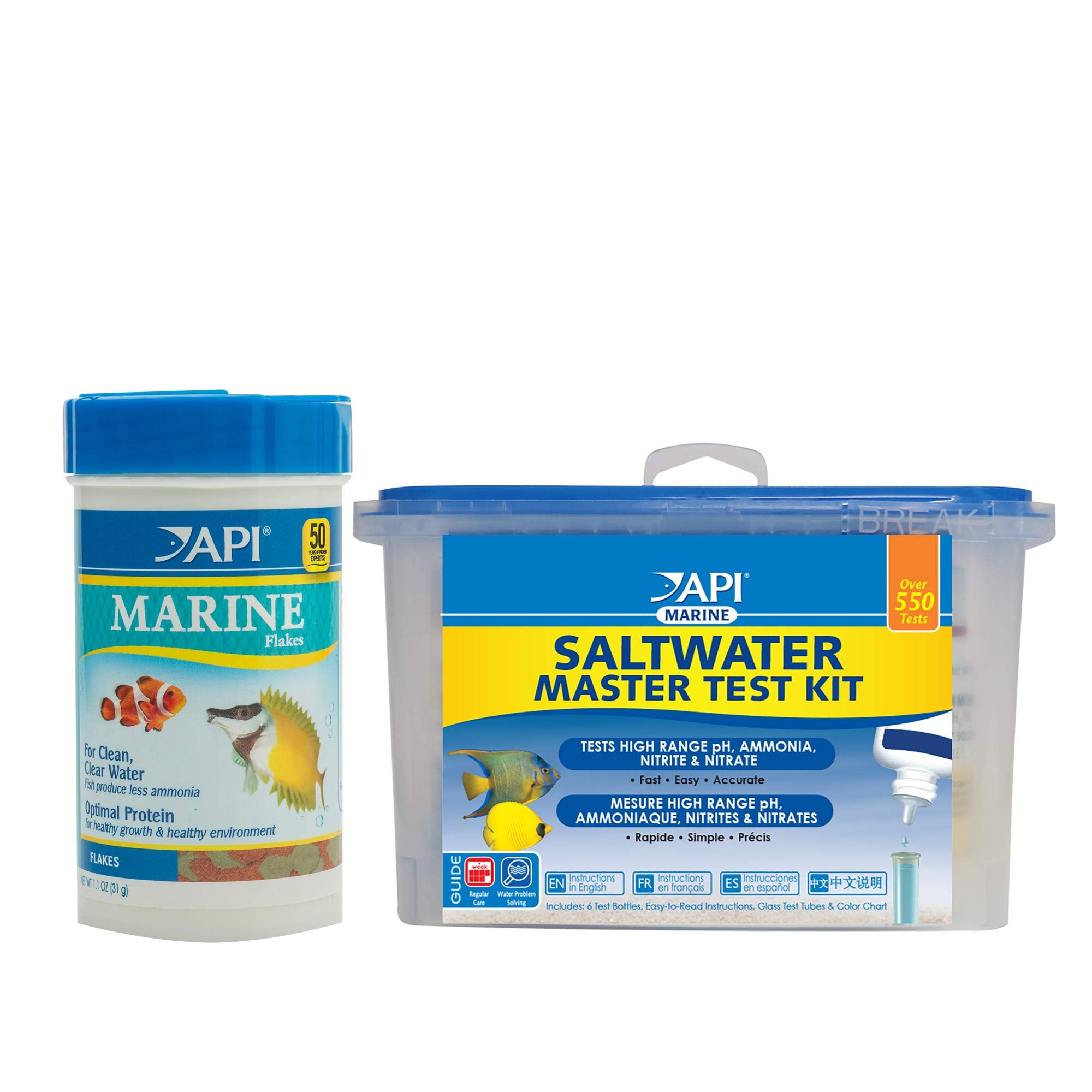 API Kit de Pruebas de Agua — Analizador Completo de Calidad del Agua para Acuarios y Mascotas Acuáticas