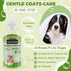 Alpha Dog Series — Shampoo y Acondicionador 2 en 1 con Aloe Vera para Perro, Fórmula Natural, pH Balanceado y Sin Lágrimas