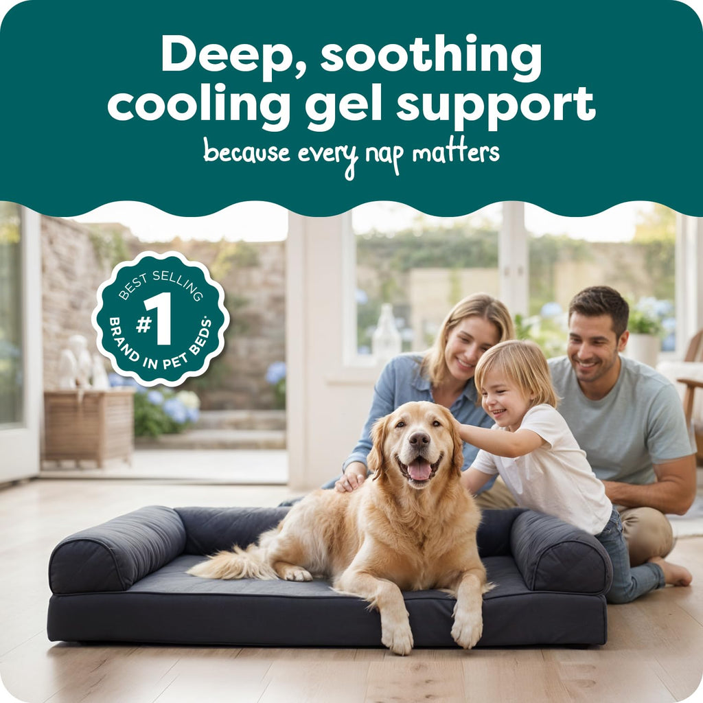 Furhaven Cooling Gel — Cama Refrescante con Gel para Perro