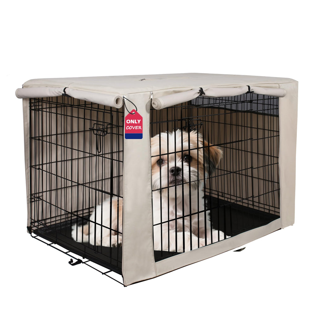 HiCaptain — Cubierta para Jaula de Perro en Poliéster 600D, Resistente al Viento y al Agua, para Uso Interior y Exterior