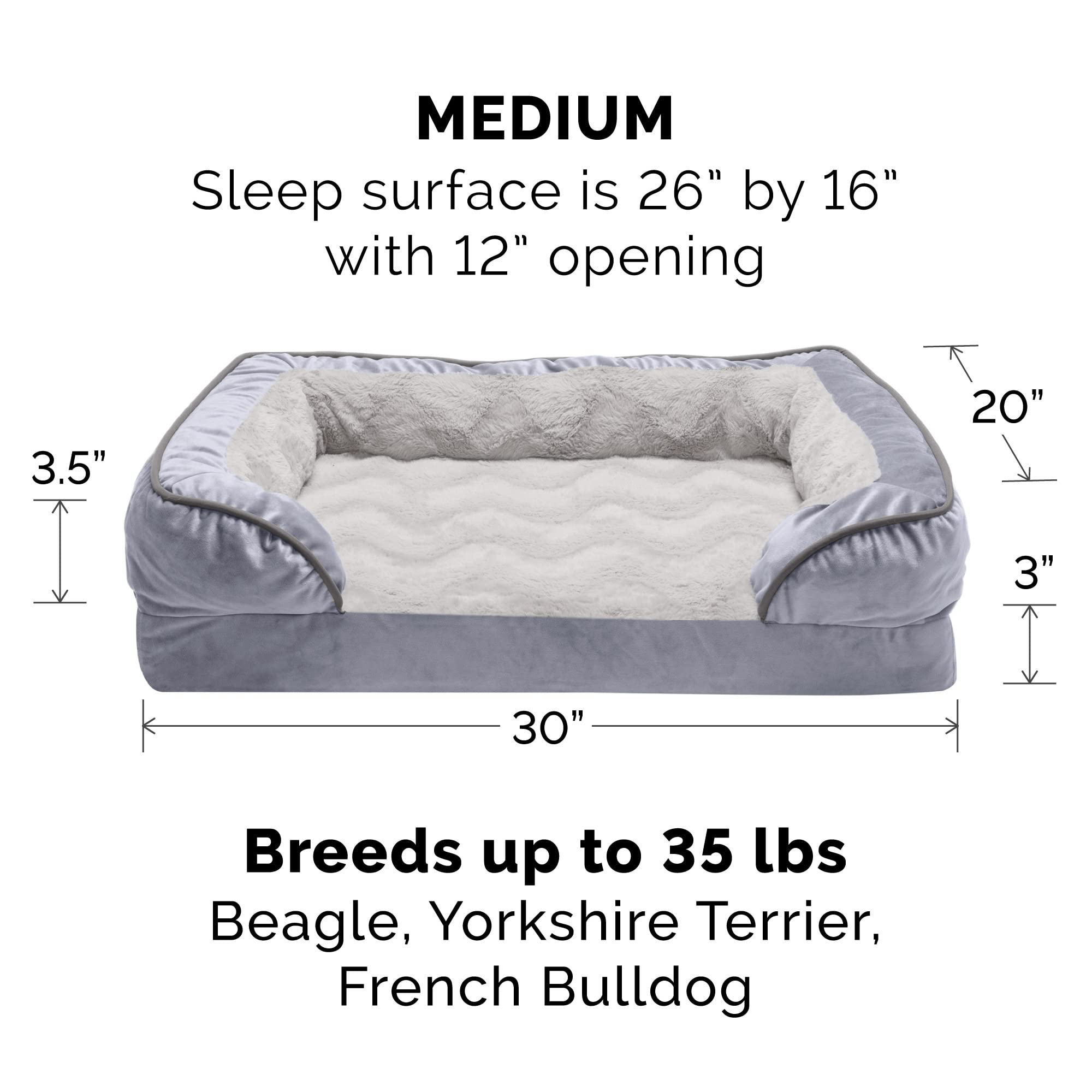 Furhaven Cooling Gel — Cama con Gel Refrescante para Perro