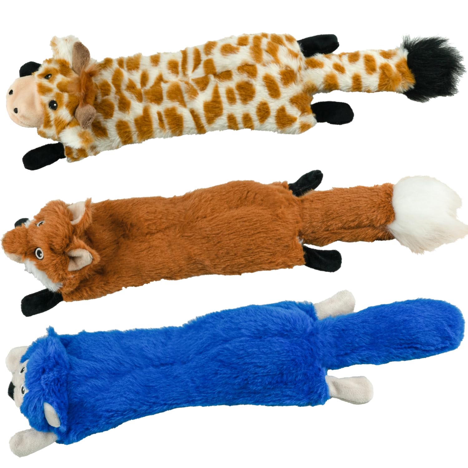 SHARLOVY Bubble Plush — Juguetes de Peluche Chirriantes y Crujientes sin Relleno para Perro