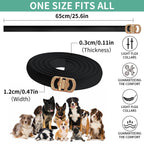 Puyrzoe Collar Antipulgas y Garrapatas para Perros y Cachorros — Paquete de 4 Collares con 32 Meses de Protección, Impermeable, Ajustable y de Liberación Lenta (Negro)