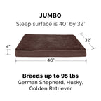 Furhaven — Cama Ortopédica con Cubierta Lavable y Desmontable para Perro
