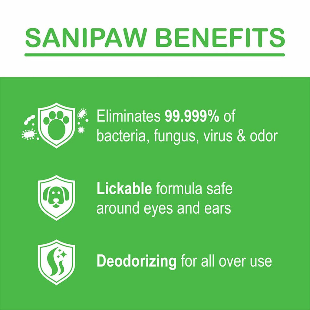 PawZ SaniPaw — Spray Limpiador de Patas y Eliminador de Olores para Perro
