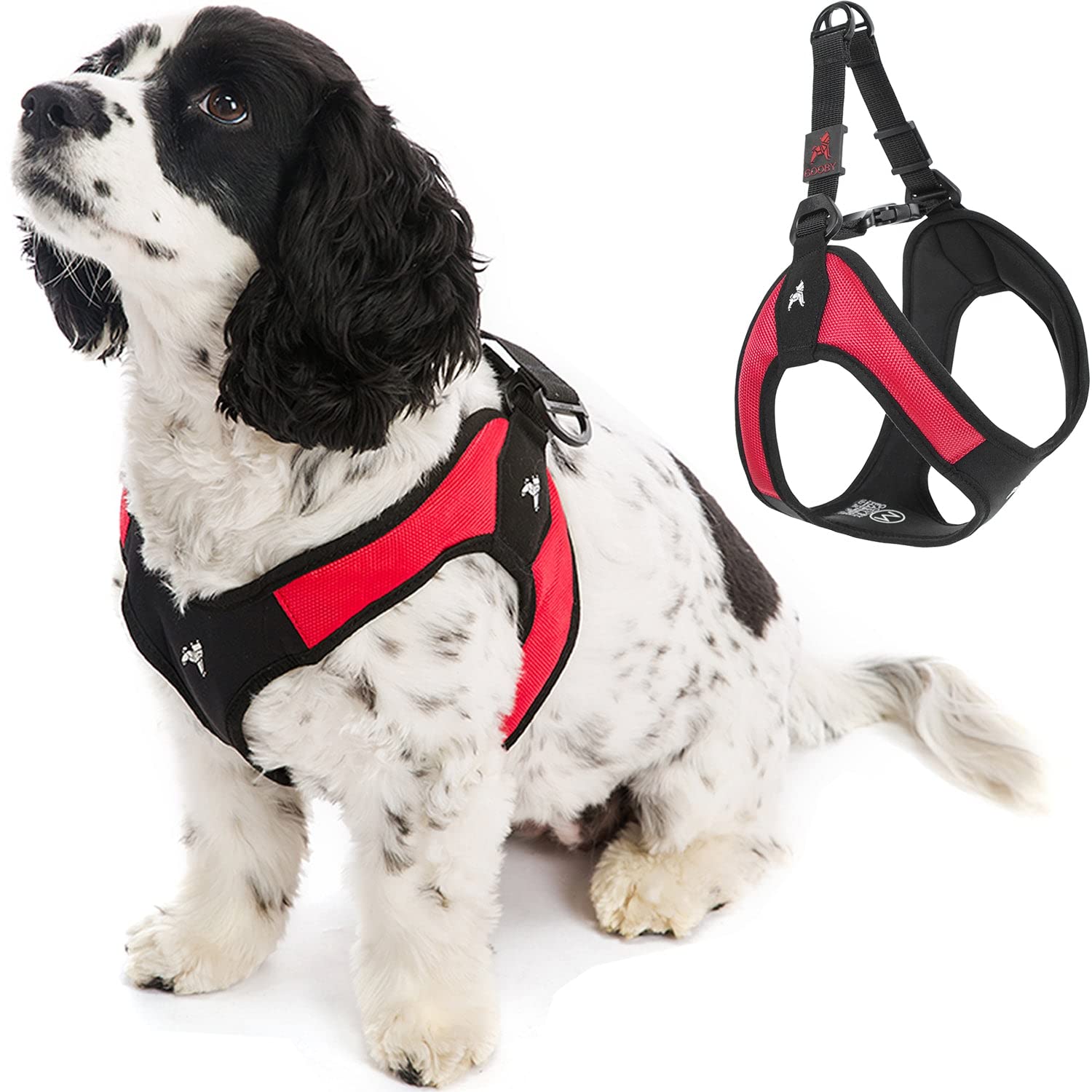 Gooby Escape Free Easy Fit — Arnés Antijale con Diseño Step-In y Hebilla de Liberación Rápida para Perros Pequeños y Medianos