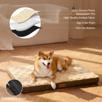 Patas Lague — Cama Ortopédica con Espuma Egg Crate, Funda Lavable y Base Antideslizante para Perro