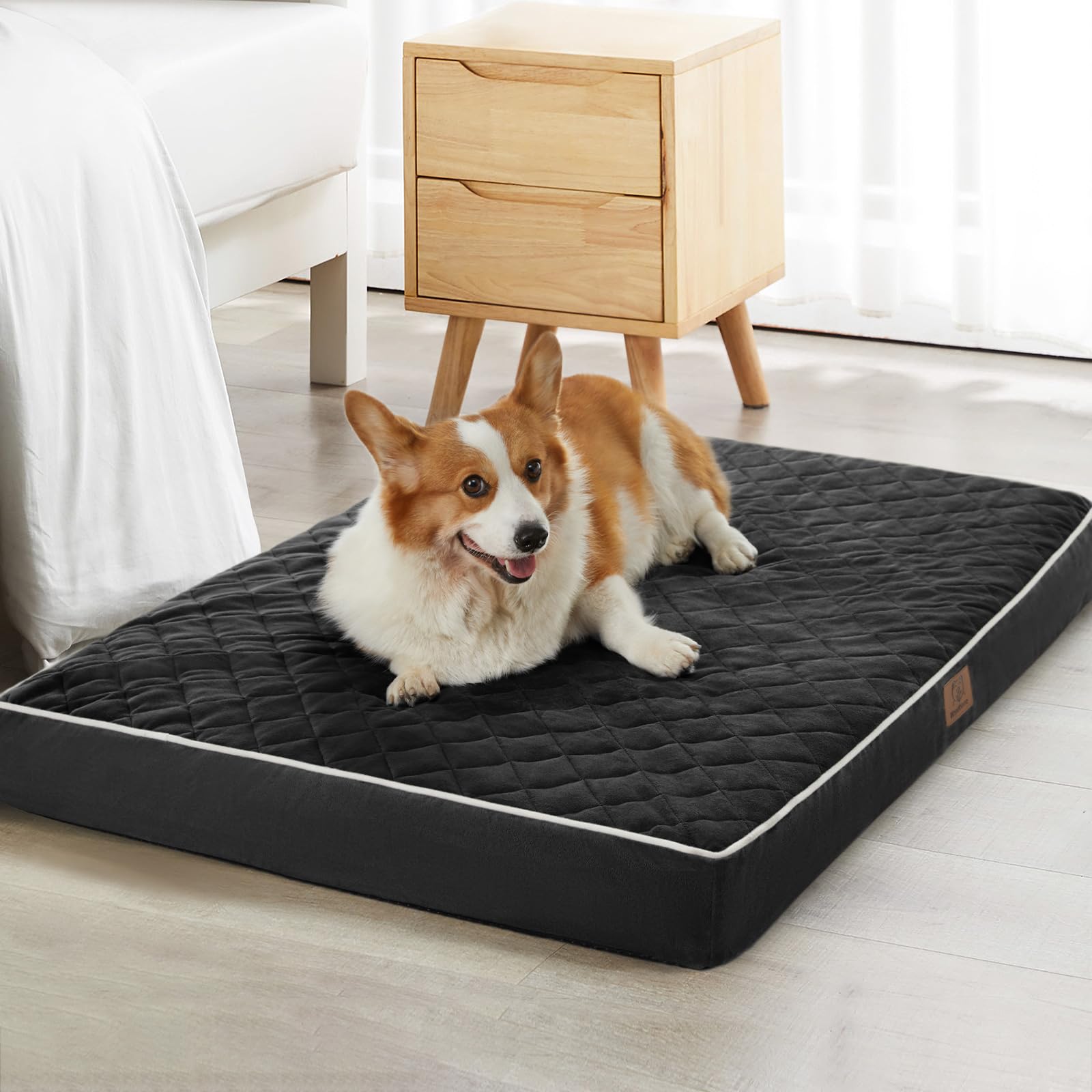 WNPETHOME — Cama Ortopédica Impermeable con Funda Lavable y Base Antideslizante para Perro
