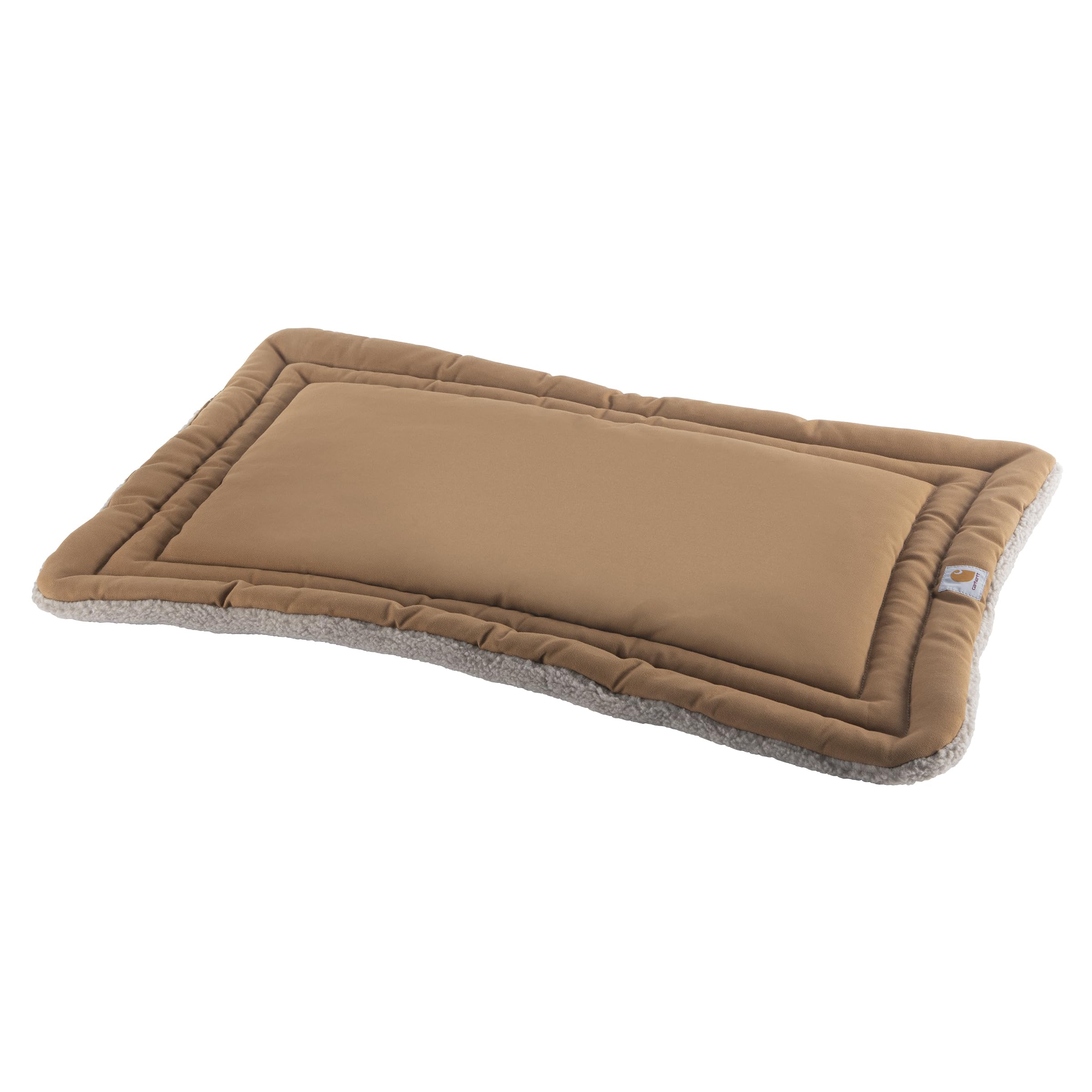 Carhartt Firm Duck — Cama Acolchada Lavable con Sherpa para Perro