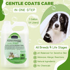 Alpha Dog Series — Shampoo y Acondicionador 2 en 1 con Aloe Vera para Perro, Fórmula Natural, pH Balanceado y Sin Lágrimas