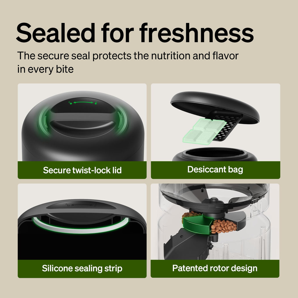 PETLIBRO — Comedero Automático WiFi 5G con Dispensador de Alimento para Gatos y Perros, 5L, hasta 10 Comidas por Día y Sensor de Alimento Bajo