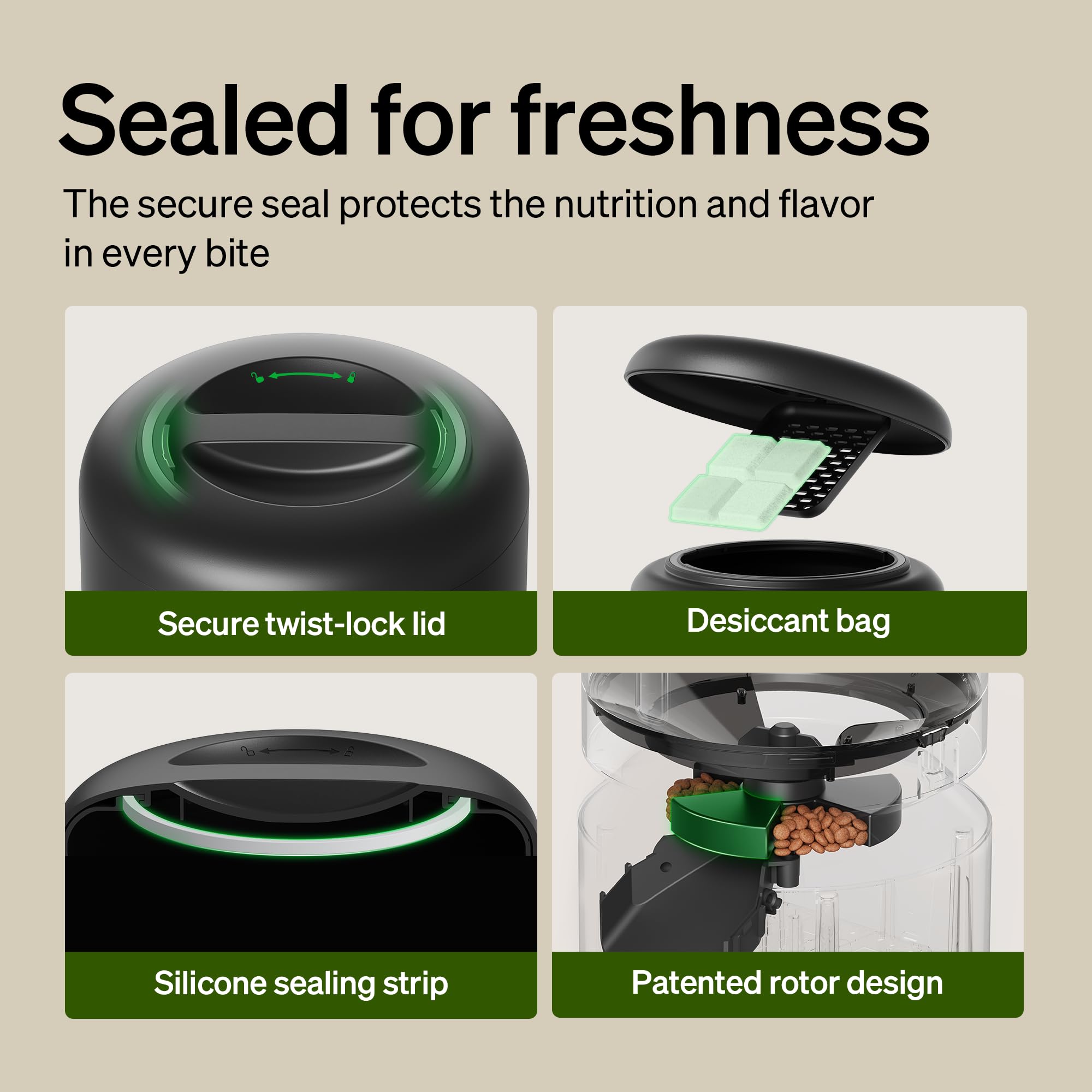 PETLIBRO — Comedero Automático WiFi 5G con Dispensador de Alimento para Gatos y Perros, 5L, hasta 10 Comidas por Día y Sensor de Alimento Bajo