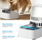Gardner Pet — Bebedero Automático por Gravedad con Tazón de Acero Inoxidable para Perros y Gatos