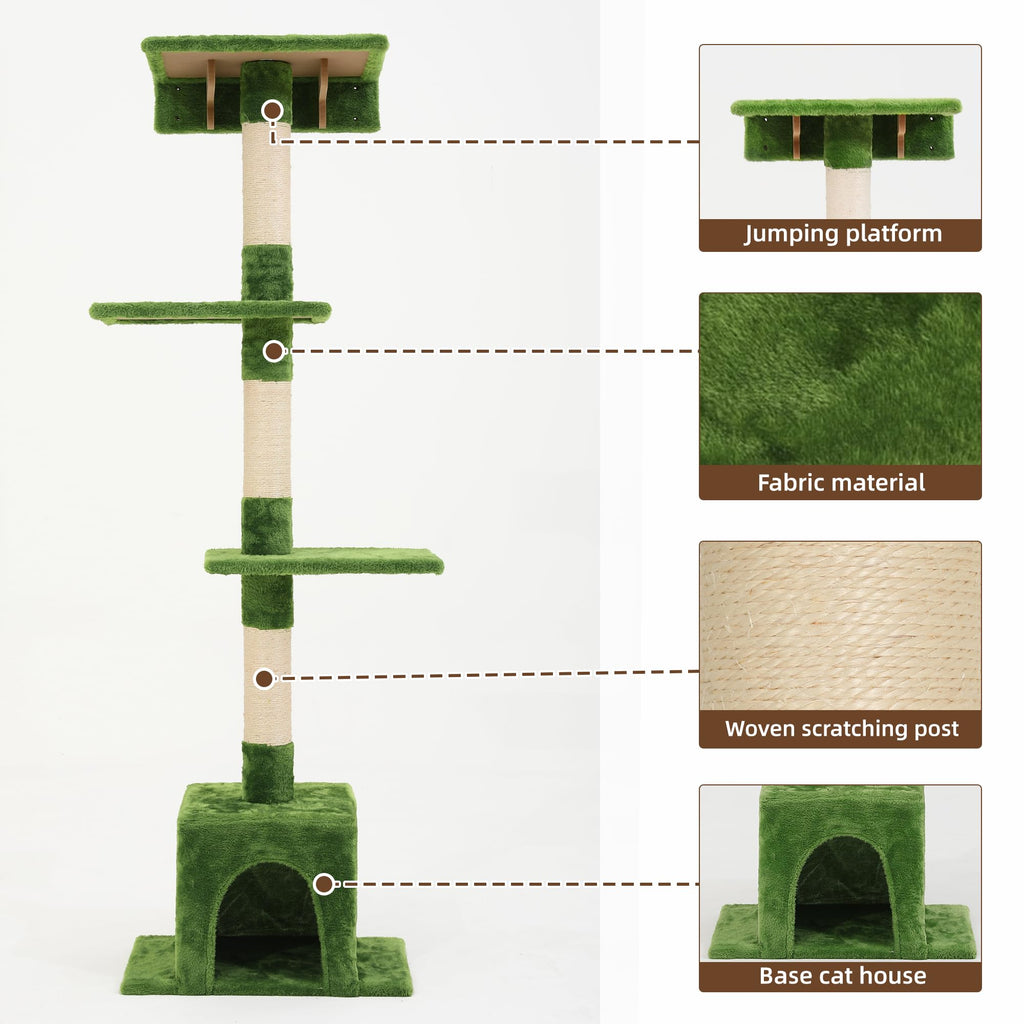 Homiflex — Repisas de Pared para Gatos, Mueble Escalador Montado en Pared para Felinos