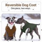 Lelepet — Chamarra Reversible Acolchada para Perro, Resistente al Viento y Agua, para Perros Pequeños