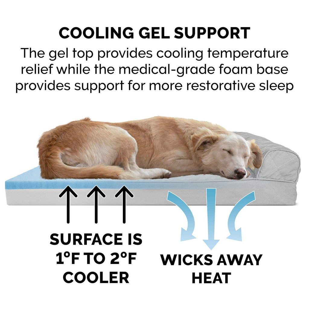 Furhaven Cooling Gel — Cama Refrescante con Gel para Perro