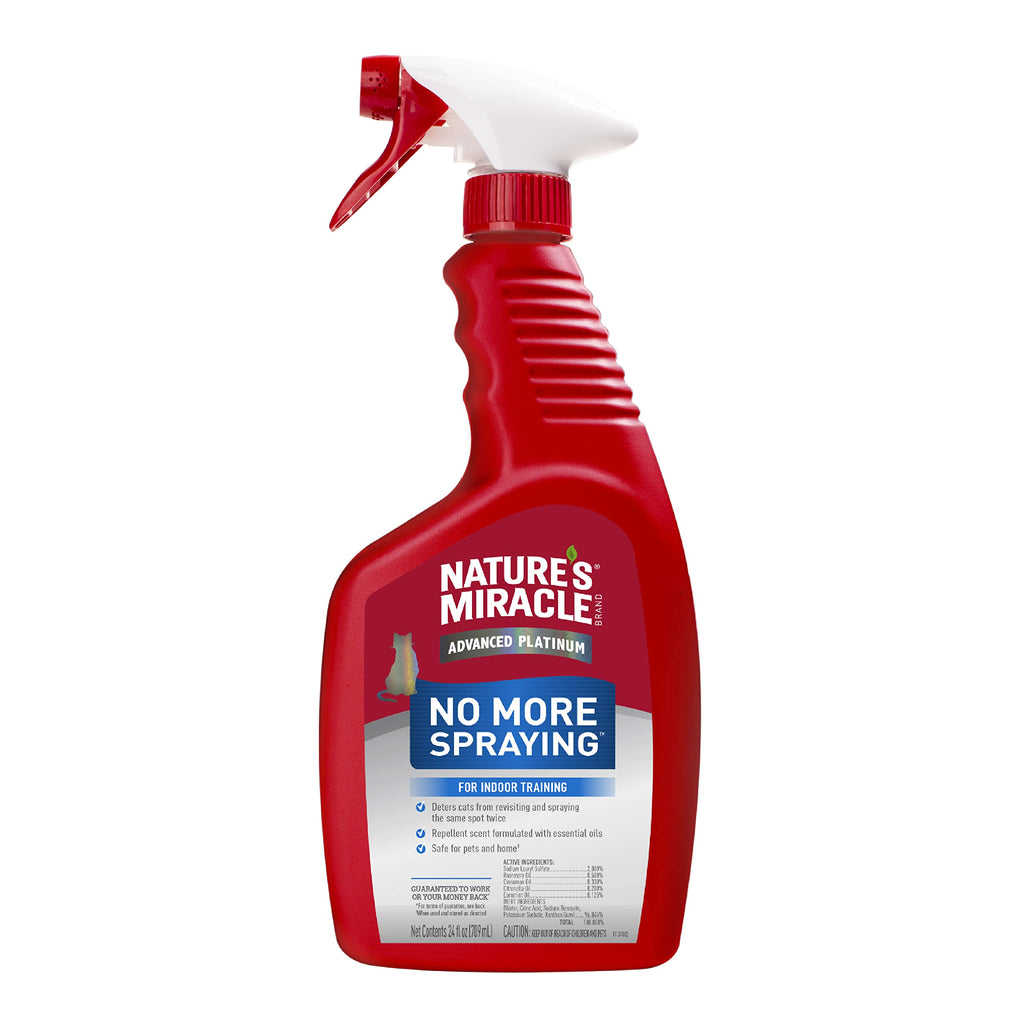 Nature's Miracle — Repelente Antimarcaje con Aceites Esenciales para Gatos de Interior