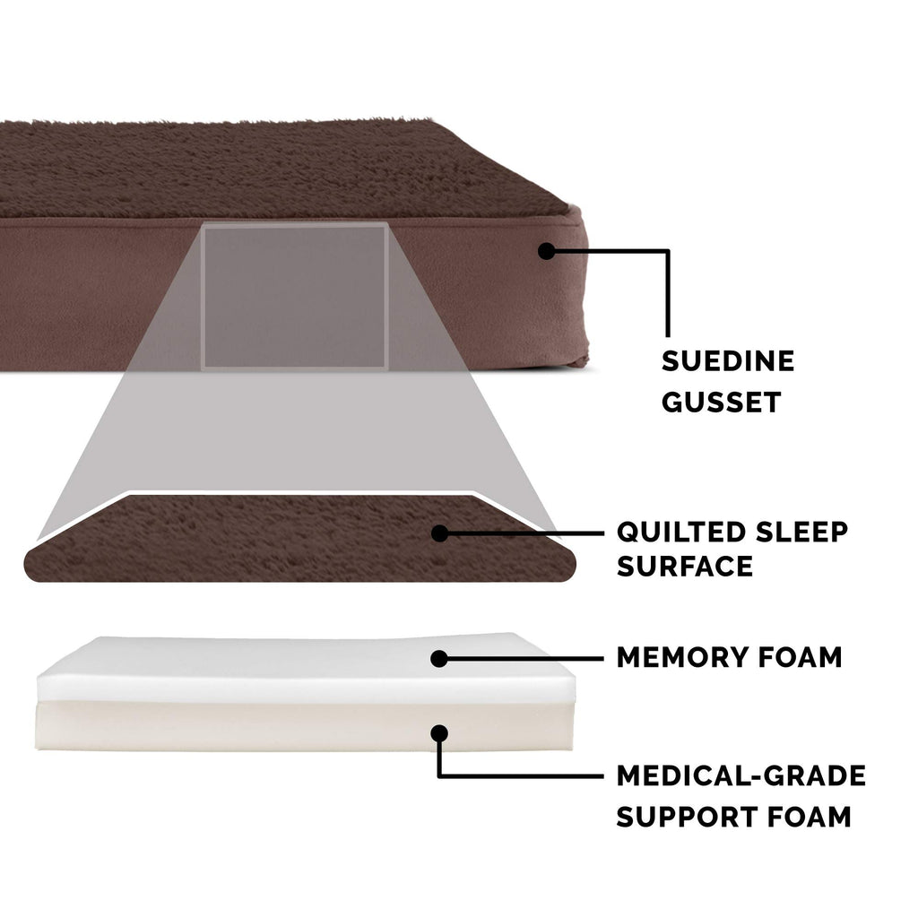 Furhaven — Cama Ortopédica con Cubierta Lavable y Desmontable para Perro