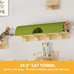 Homiflex — Repisas de Pared para Gatos, Mueble Escalador Montado en Pared para Felinos