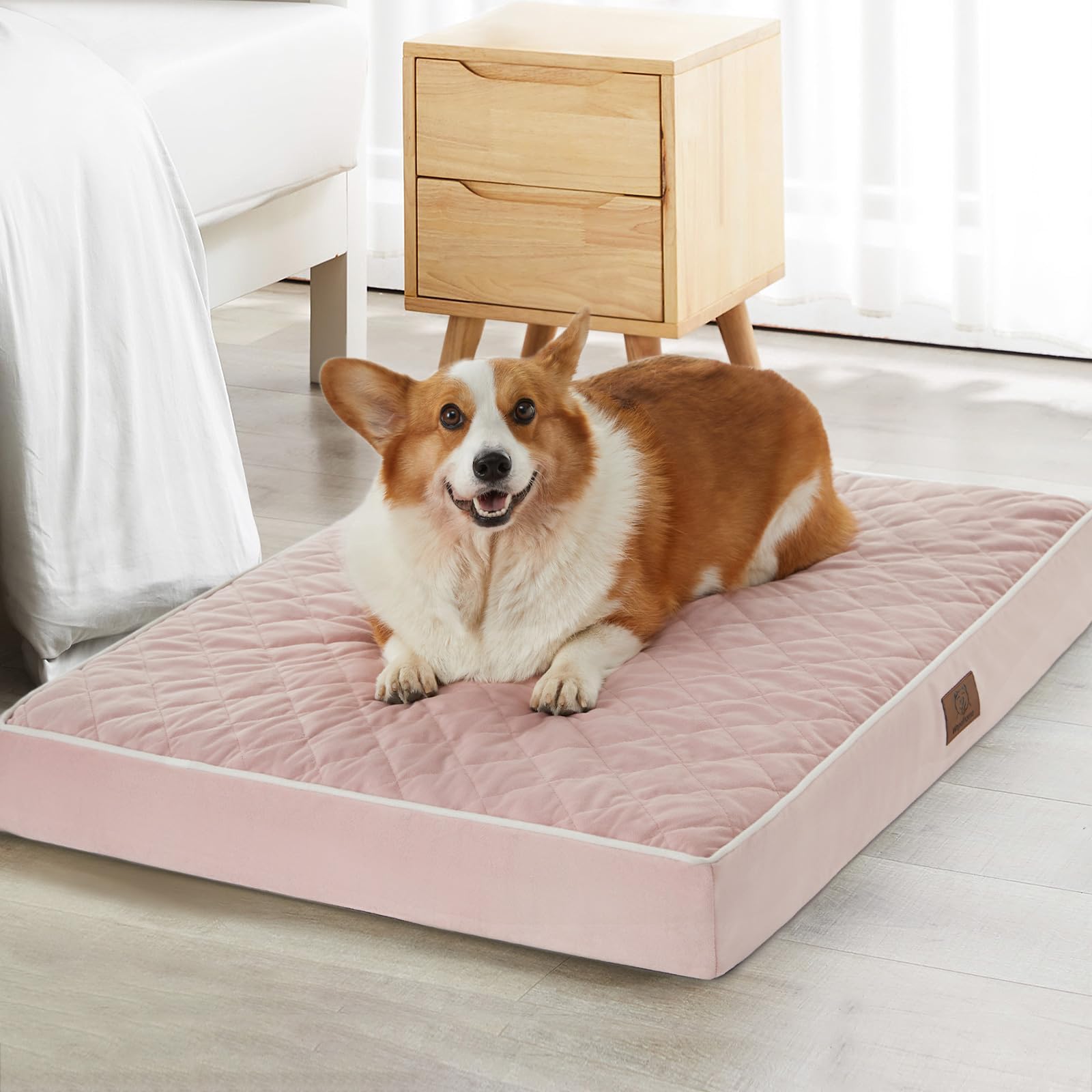 WNPETHOME — Cama Ortopédica Impermeable con Funda Lavable y Base Antideslizante para Perro