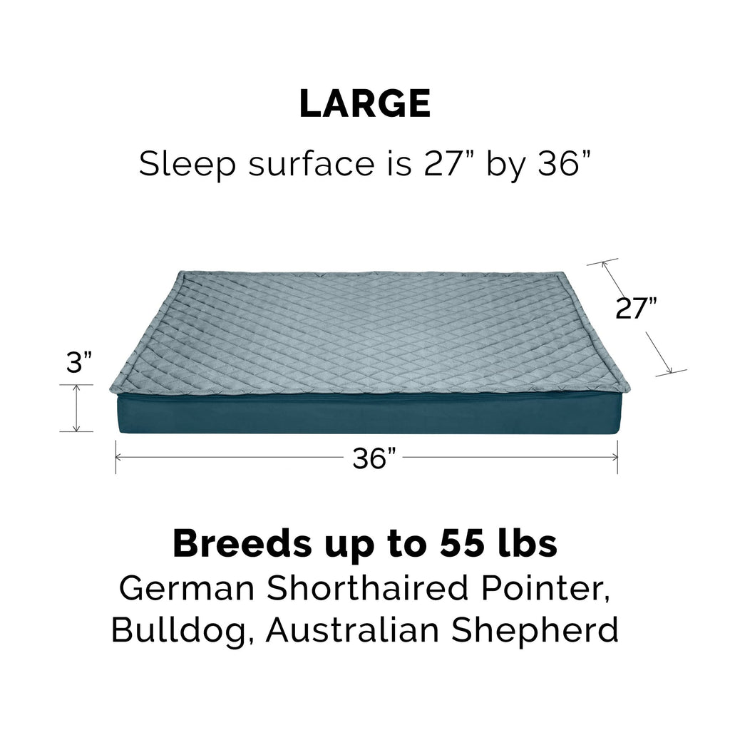 Furhaven — Cama Ortopédica con Cubierta Lavable y Desmontable para Perro