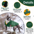 Lelepet — Chamarra Reversible Acolchada para Perro, Resistente al Viento y Agua, para Perros Pequeños