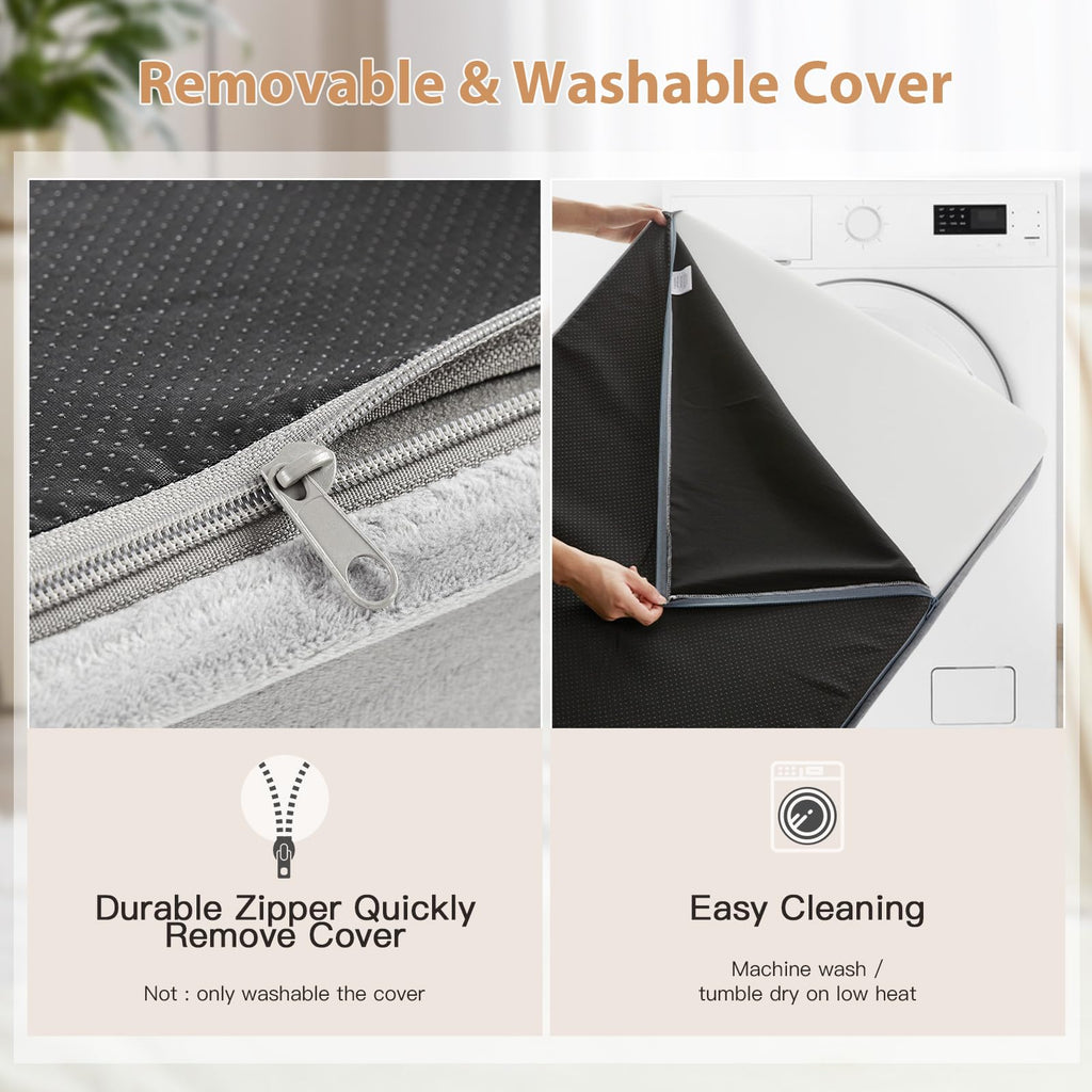 WNPETHOME — Cama Ortopédica Impermeable con Funda Lavable y Base Antideslizante para Perro