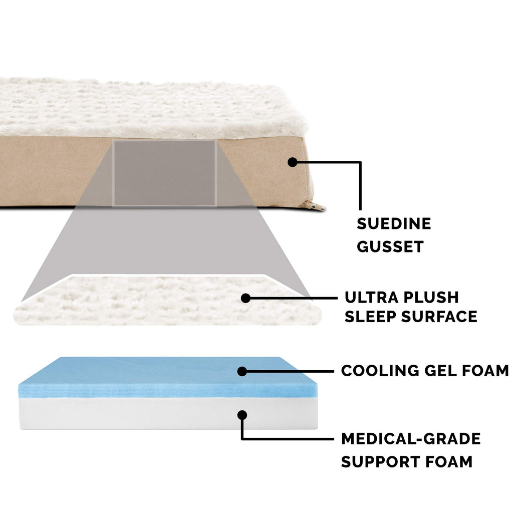 Furhaven — Cama Ortopédica con Cubierta Lavable y Desmontable para Perro