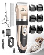 oneisall — Rasuradora Eléctrica Recargable Inalámbrica de Bajo Ruido para Perros, Gatos y Mascotas