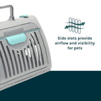 SportPet Designs — Transportadora Plegable para Gato con Puerta Lateral Abatible