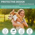 Puyrzoe Collar Antipulgas y Garrapatas para Perros y Cachorros — Paquete de 4 Collares con 32 Meses de Protección, Impermeable, Ajustable y de Liberación Lenta (Negro)
