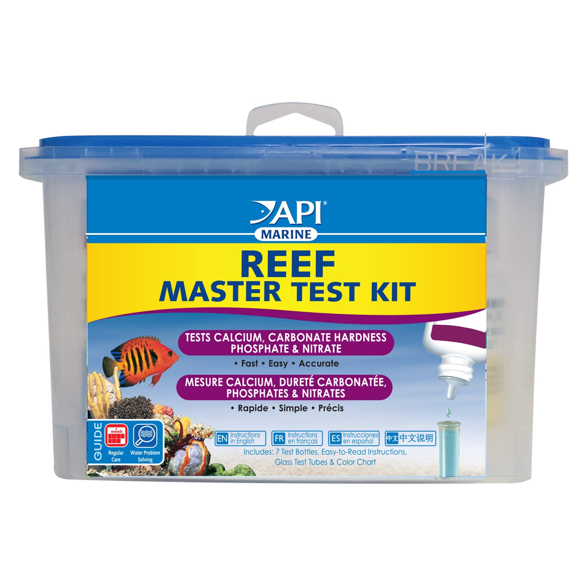 API Kit de Pruebas de Agua — Analizador Completo de Calidad del Agua para Acuarios y Mascotas Acuáticas