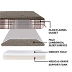 Furhaven — Cama Ortopédica con Cubierta Lavable y Desmontable para Perro