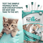 KIT4CAT CheckUp — Kit de Análisis de Orina en Casa para Gato | Arena Hidrofóbica + 2 Tiras Reactivas para 10 Parámetros
