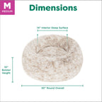 FurHaven Calming Cuddler — Cama Donut Calmante de Peluche para Perros y Gatos