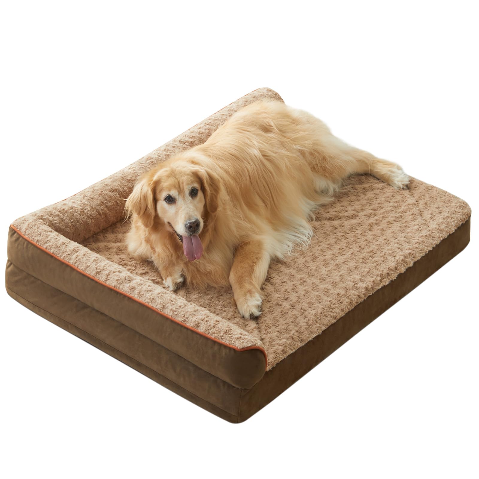 BFPETHOME — Cama Ortopédica Impermeable Estilo Sofá con Cubierta Lavable y Base Antiderrapante para Perros