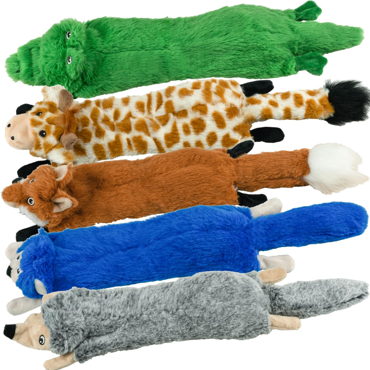 SHARLOVY Bubble Plush — Juguetes de Peluche Chirriantes y Crujientes sin Relleno para Perro
