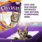 KIT4CAT CheckUp — Kit de Análisis de Orina en Casa para Gato | Arena Hidrofóbica + 2 Tiras Reactivas para 10 Parámetros