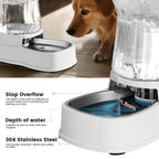 Gardner Pet — Bebedero Automático por Gravedad con Tazón de Acero Inoxidable para Perros y Gatos