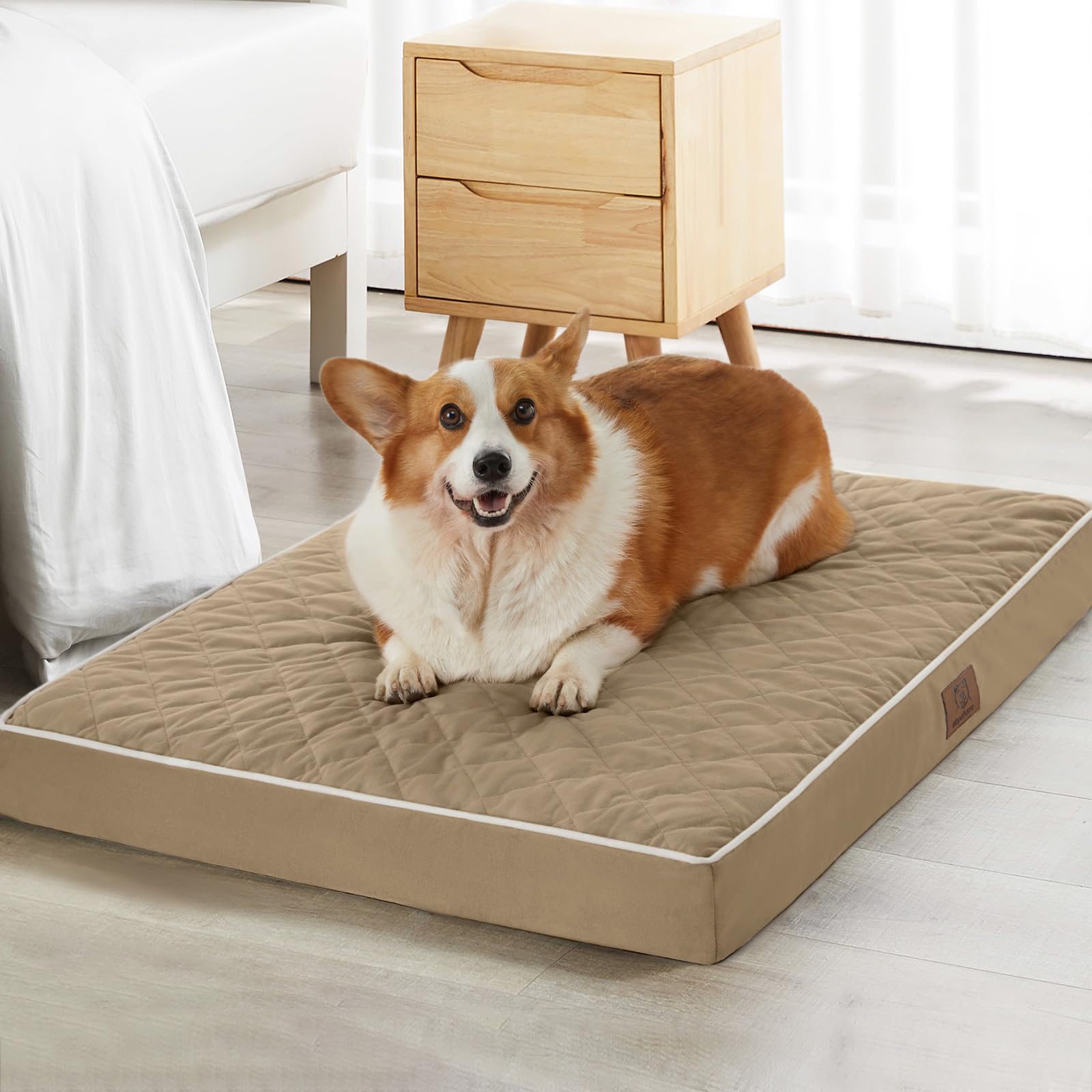 WNPETHOME — Cama Ortopédica Impermeable con Funda Lavable y Base Antideslizante para Perro