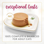 Purina Fancy Feast Paté Húmedo para Gatos Senior 7+ Años con Pollo Real — Paquete de 24 Latas de 85g