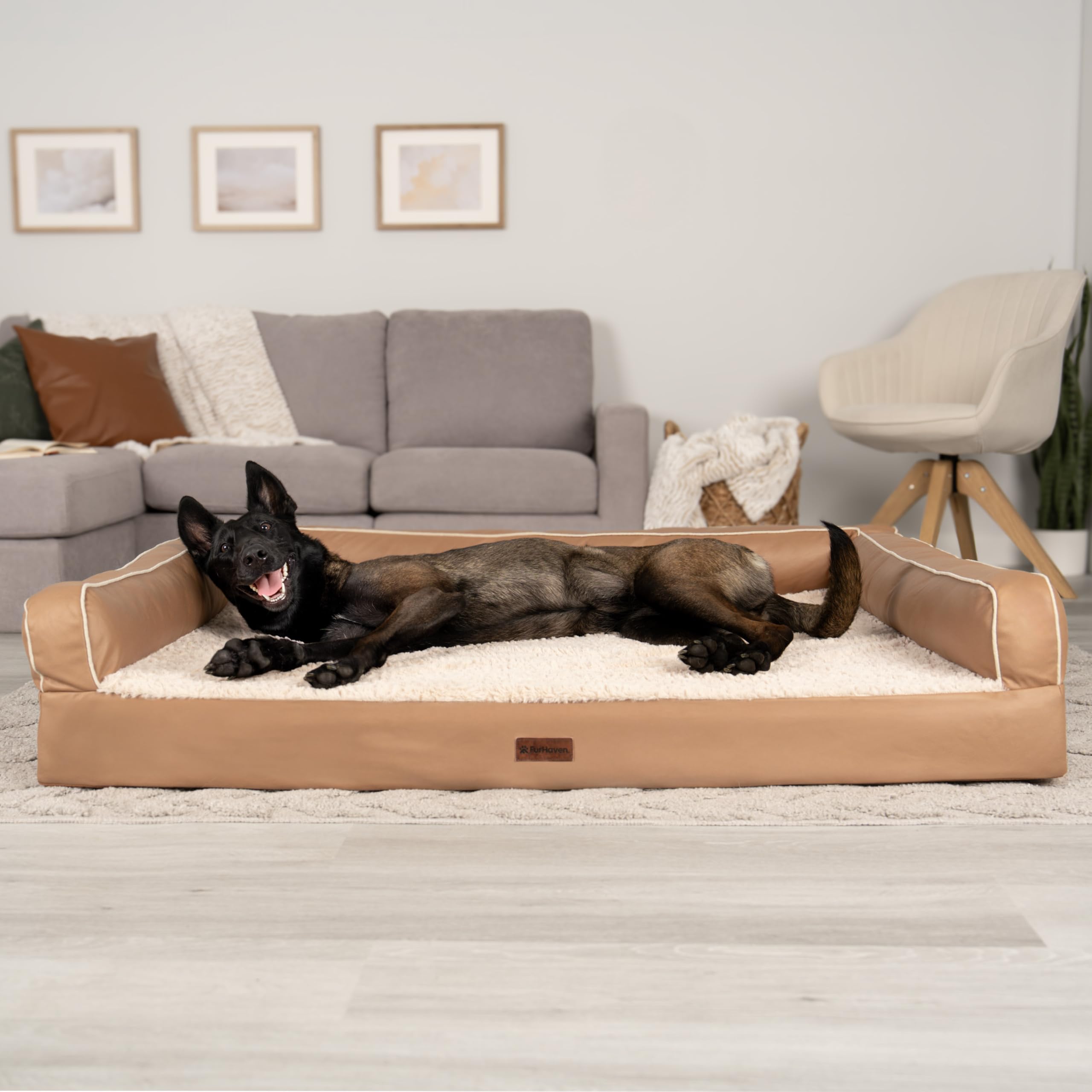 Furhaven Cooling Gel — Cama Refrescante con Gel para Perro