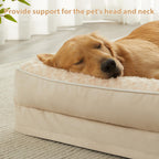 BFPETHOME — Cama Ortopédica Impermeable Estilo Sofá con Cubierta Lavable y Base Antiderrapante para Perros
