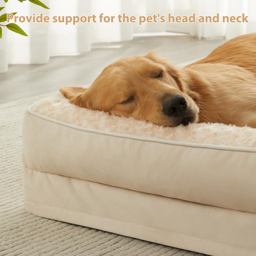 BFPETHOME — Cama Ortopédica Impermeable Estilo Sofá con Cubierta Lavable y Base Antiderrapante para Perros