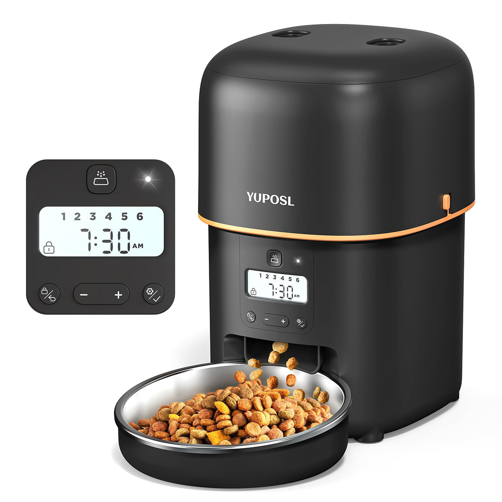 Yuposl — Comedero Automático Programable para Gatos y Perros con Control de Porciones y Batería de 180 Días