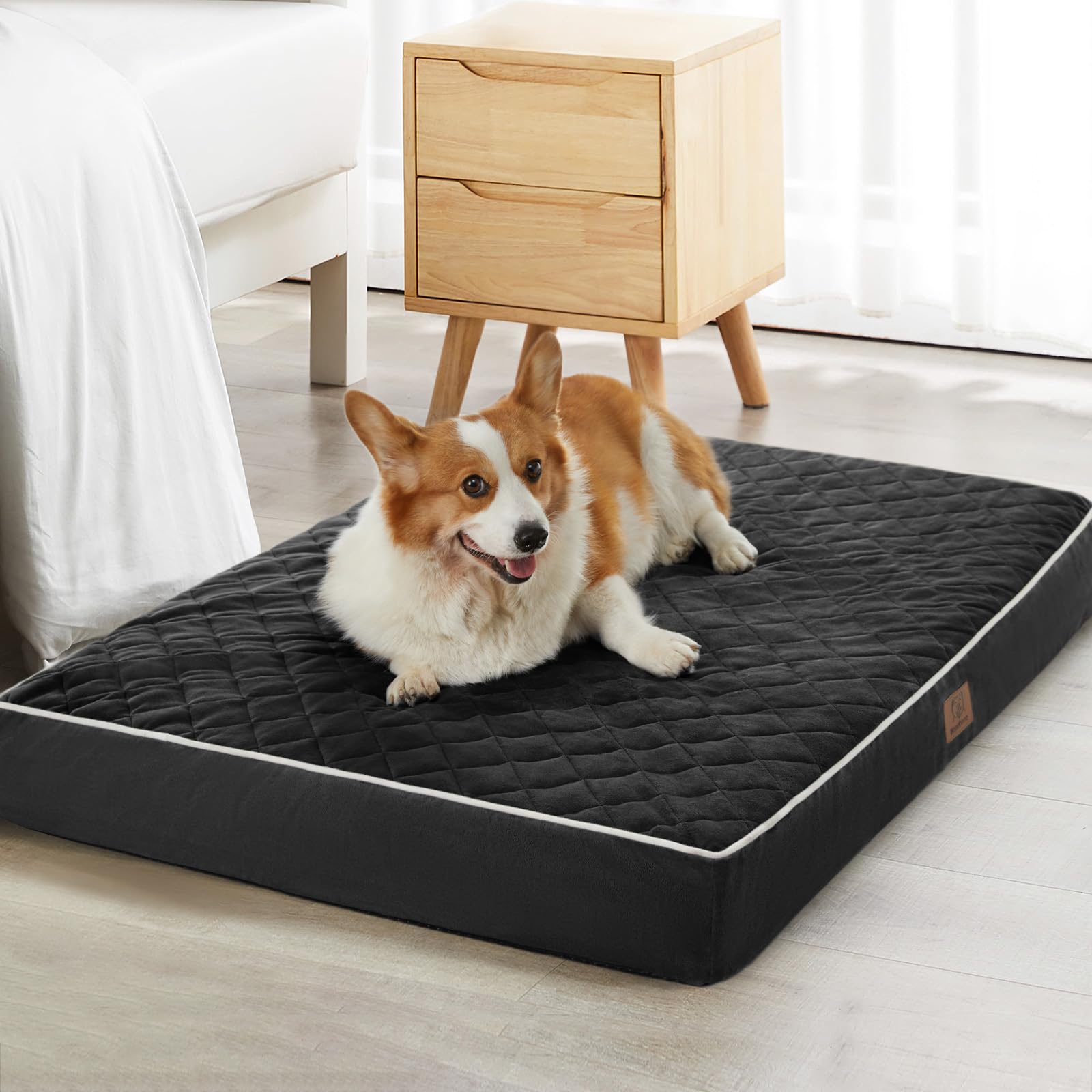 WNPETHOME — Cama Ortopédica Impermeable con Funda Lavable y Base Antideslizante para Perro