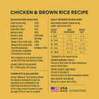 Instinct Be Natural Alimento Seco para Perros con Pollo Real y Arroz Integral — Croquetas con Cobertura de Raw Congelado, Bolsa 25 lb (11.3 kg)