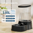 Gardner Pet — Bebedero Automático por Gravedad con Tazón de Acero Inoxidable para Perros y Gatos